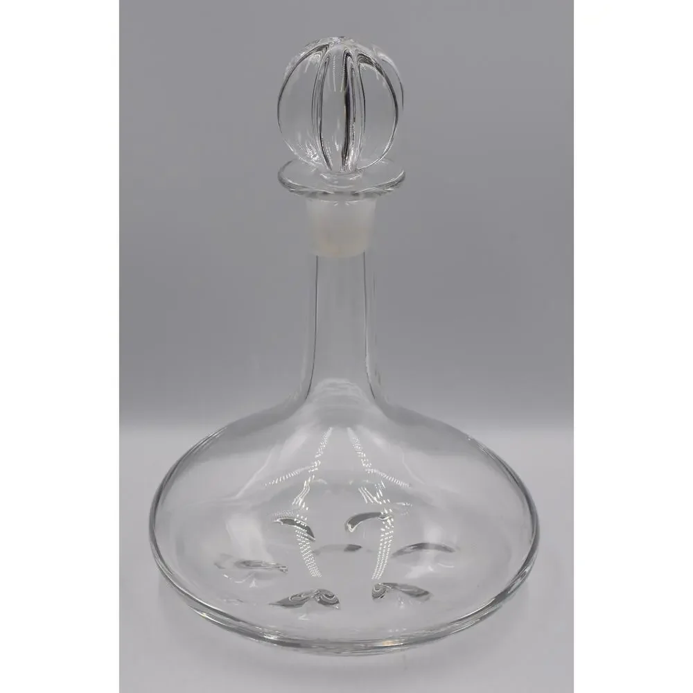 Nils Landberg for Orrefors Crystal Ship Decanter 4200-731